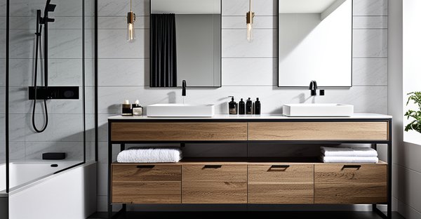 Meuble de salle de bain : astuces pour un aménagement tendance