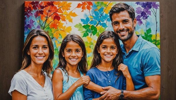 Offrez à votre famille un tableau personnalisé inoubliable